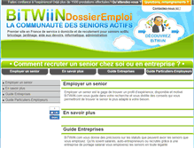 Tablet Screenshot of emploi.bitwiin.com